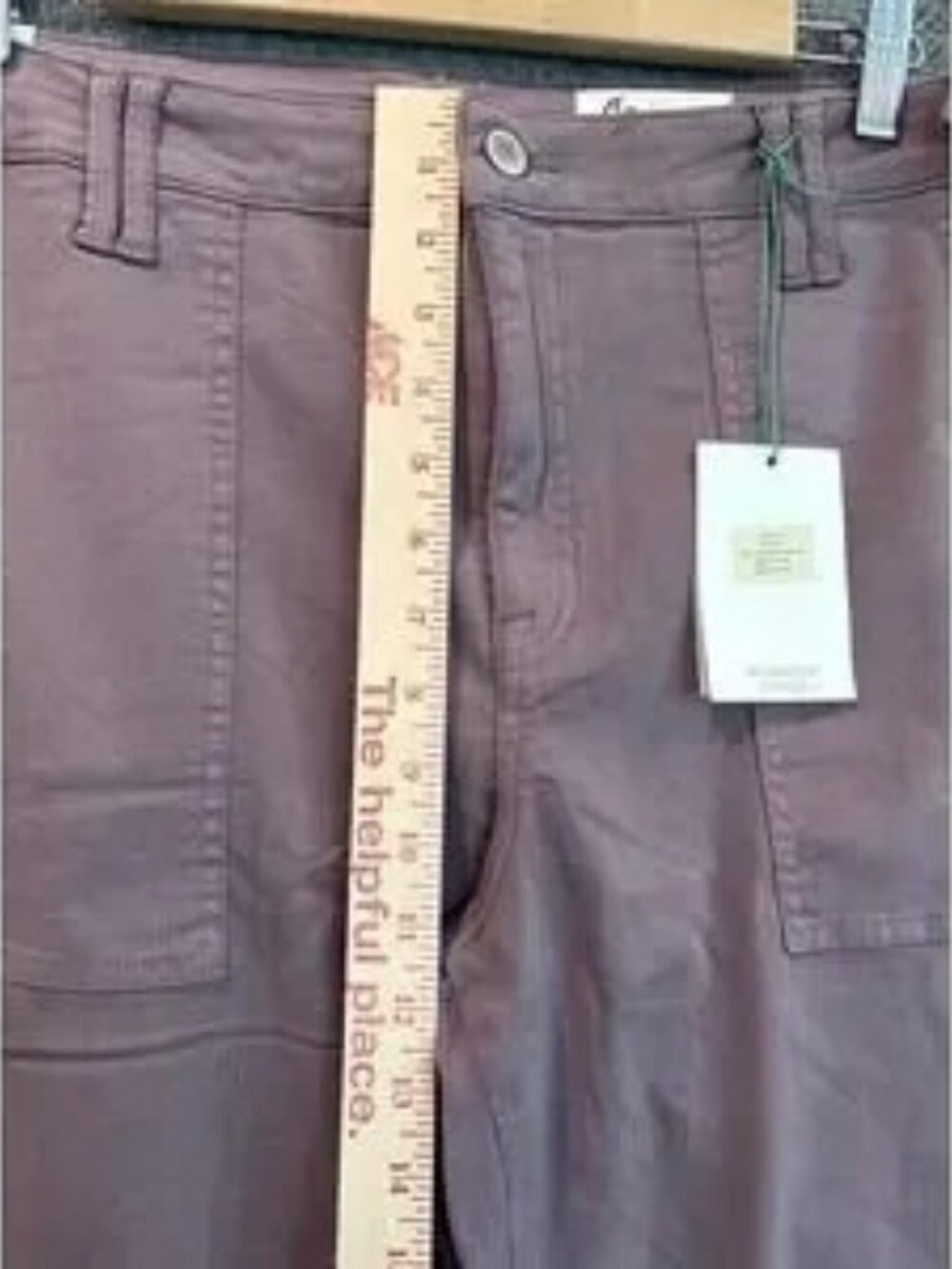 Men's Burgundy Slim Fit Chino - Picture 3 of 7
